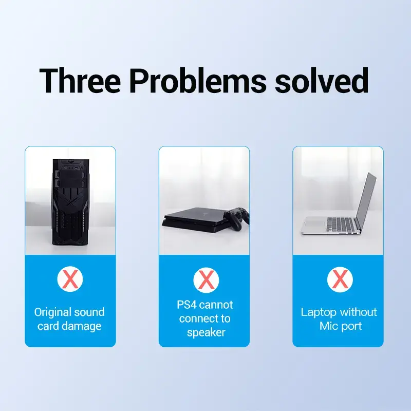 Vention USB 2.0 ārējais stereo skaņas adapters Photo 4