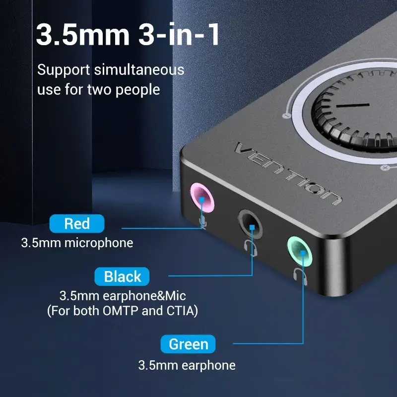 Vention USB 2.0 ārējais stereo skaņas adapters Photo 5