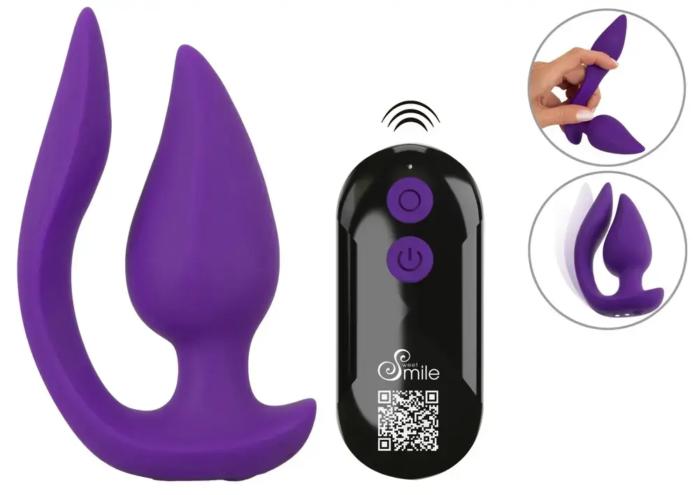 Вибратор sweet smile RC 2in1 Plug & Panty Vib Photo 2
