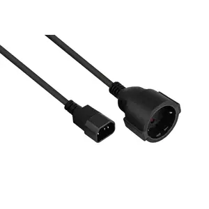 Power cable Kabelmeister SK1402-S005 0.5 m IEC C14 Power plug type F