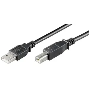 USB Cable Microconnect USBAB3B-LSZH 3m USB A USB B Black