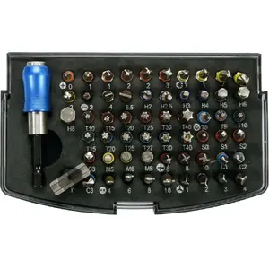 Skrūvgrieža uzgalis Yato YT-04624 Piedziņas izmērs 1/4" 59 gab