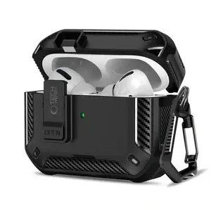 Защитный чехол Tech-Protect для Apple AirPods Pro 3 Carbonox MagSafe черный