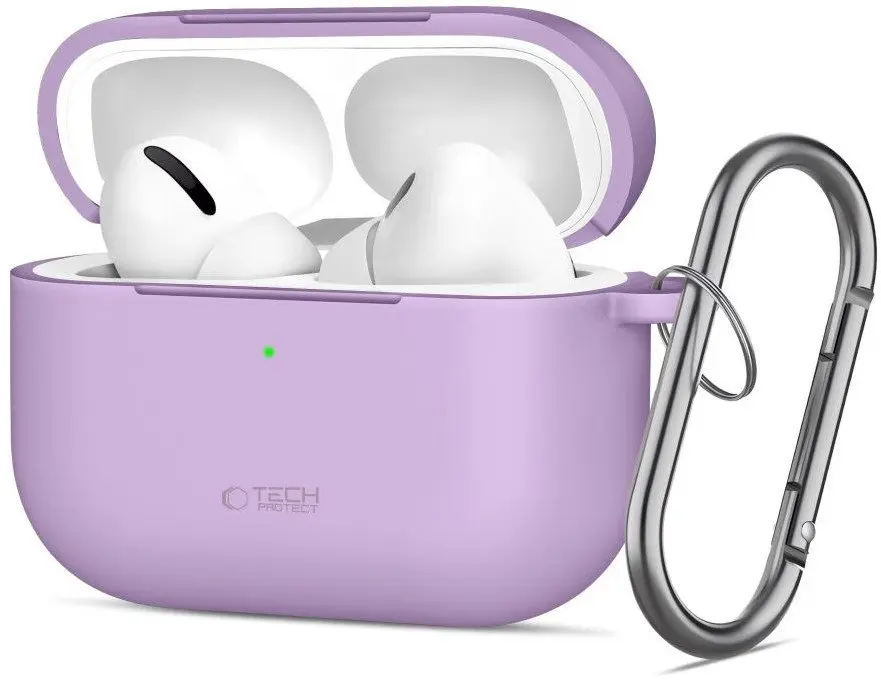 Silikona vāciņš Tech-Protect AirPods Pro 3 — Lavanda Photo 2