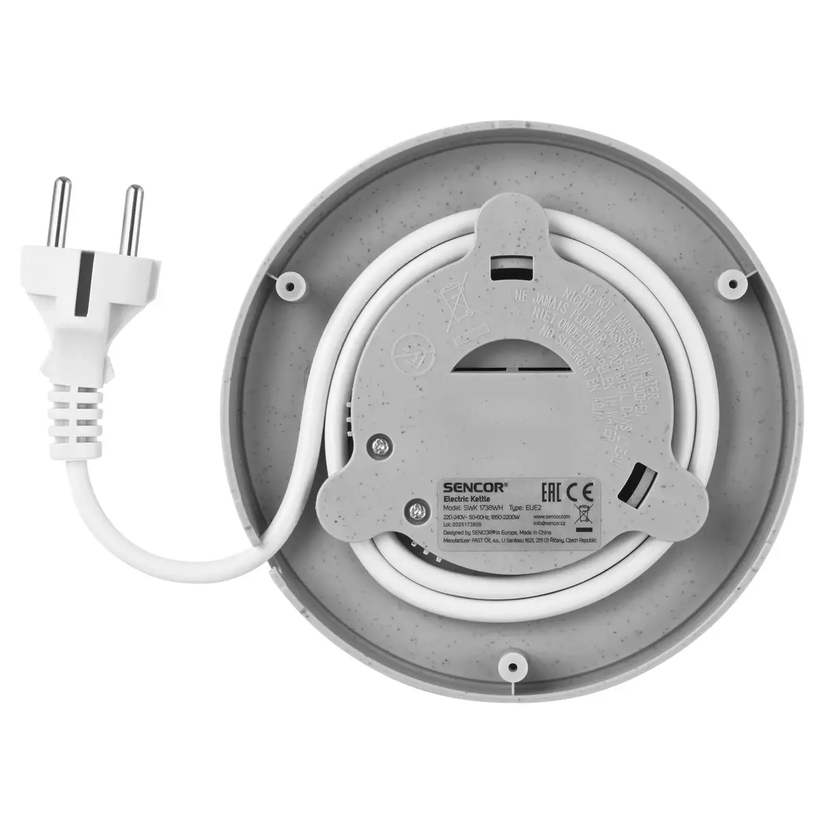 Electric kettle SENCOR SWK1738WH 1.7 L 2200 W Photo 6