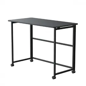 Folding desk MACLEAN MC-1250 B — portable compact black design