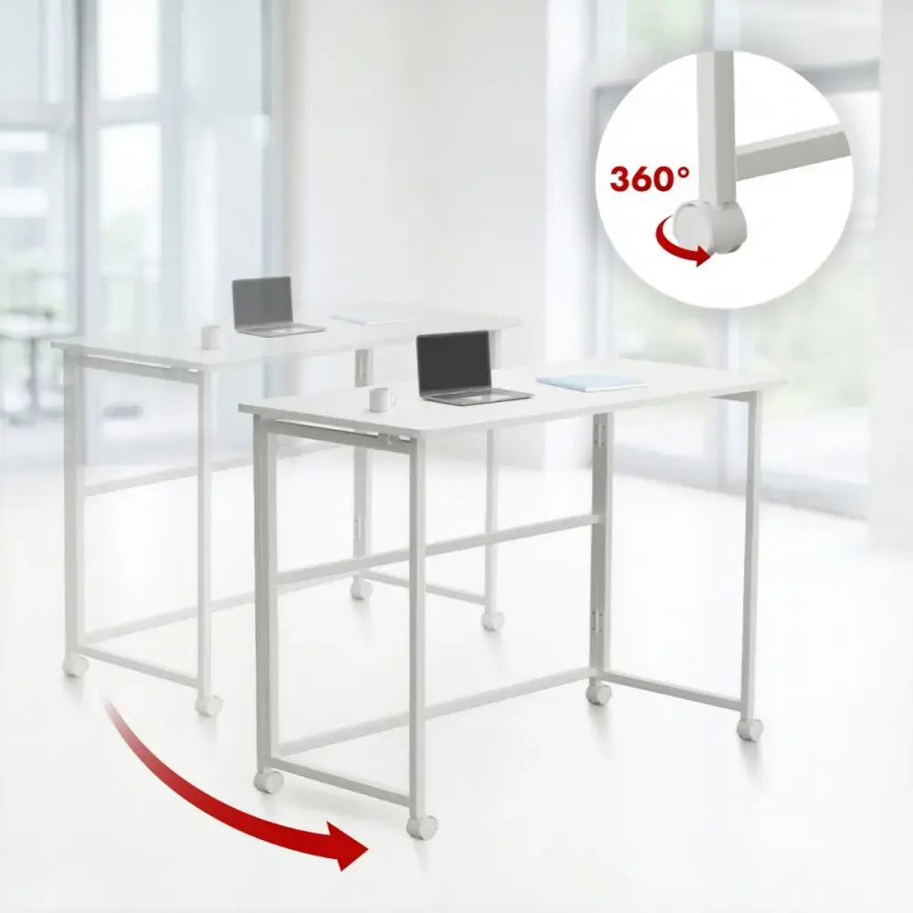 Mobile height-adjustable desk MACLEAN MC-1250W Photo 4