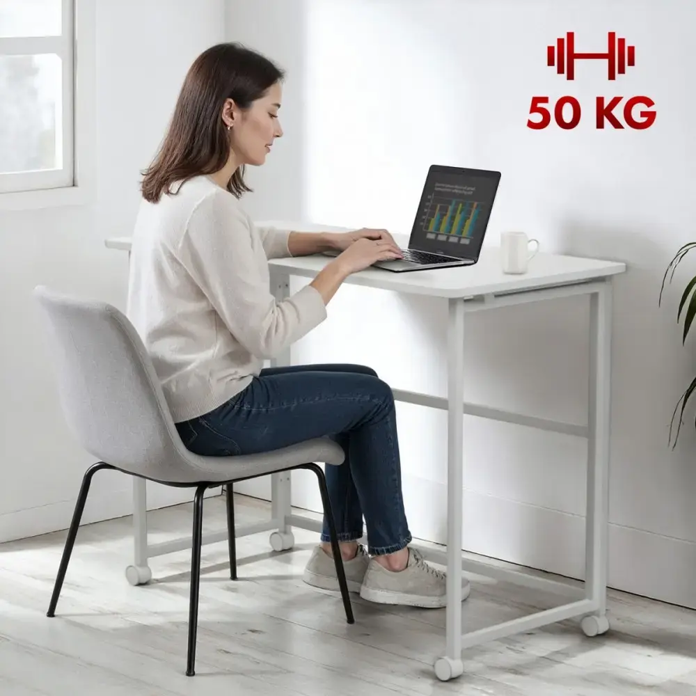 Mobile height-adjustable desk MACLEAN MC-1250W Photo 5
