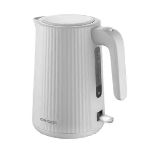 Electric kettle Concept RK2390 1.7 L 1850–2200 W white, plastic housing, water level indicator