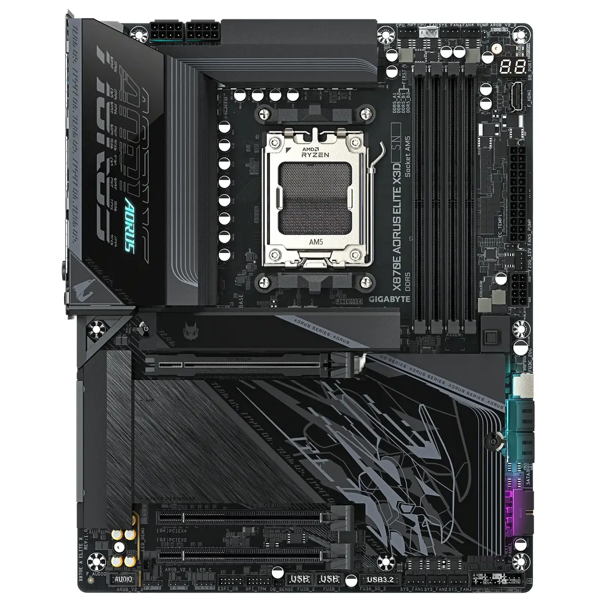 Mātesplate GIGABYTE X870E AORUS ELITE X3D Photo 2