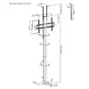 TV wall mount MACLEAN MC-125 motorized 32–70" Photo 2