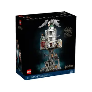 Building set LEGO Gringotts Wizarding Bank 76417 — 4,803 pcs, 13 minifigures, age 18+, dimensions 790×360×250 mm