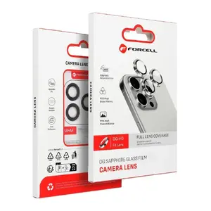 Tempered Glass Camera Lens Protector FORCELL for iPhone 13 / 13 Mini — blue