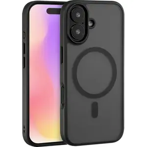 Aizmugures vāciņš Renkforce iPhone 17, caurspīdīgi melns, plāns aizsargapvalks
