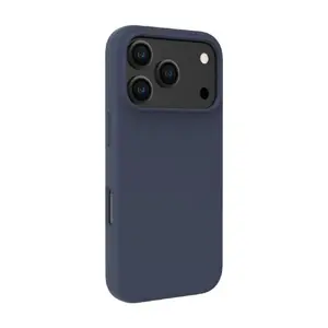Soft Touch Silicone Case Evelatus for iPhone 17 Pro Midnight Blue with MagSafe compatibility