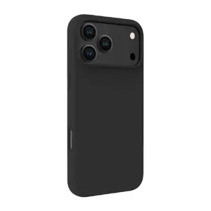 Silikona maciņš Evelatus Soft Touch priekš iPhone 17 Pro Max — melns, saderīgs ar MagSafe
