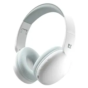 Bezvadu austiņas virs auss DEFENDER Freemotion B480 — Bluetooth, USB-C, 20–20000 Hz, jutība 99 dB, AUX, slēgta akustika