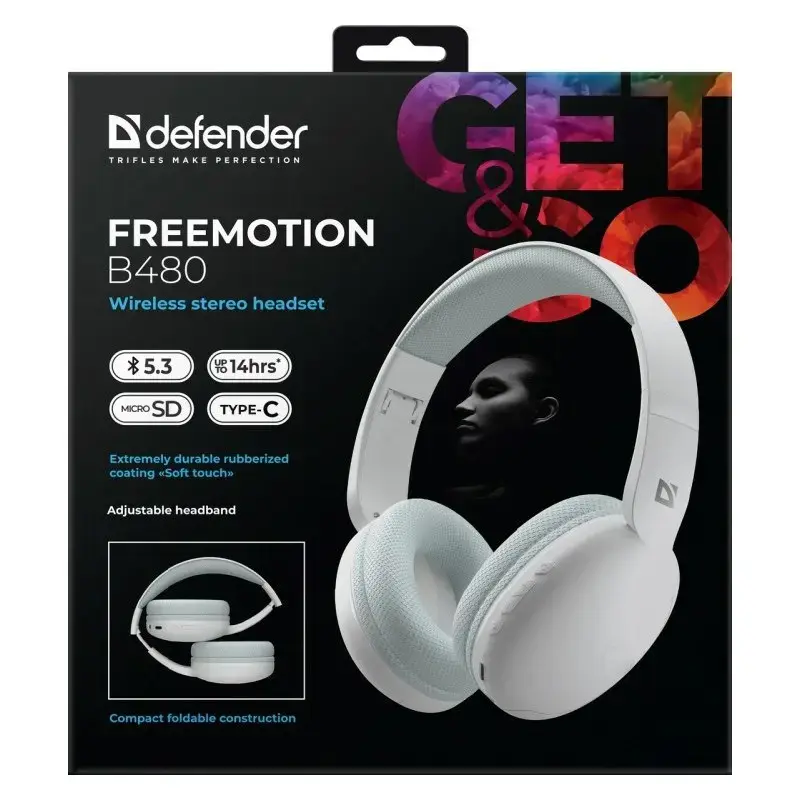 Bezvadu virs auss austiņas DEFENDER Freemotion B480 Photo 10