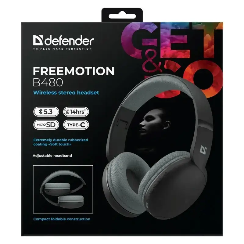 DEFENDER Freemotion B480 bezvadu austiņas Photo 10