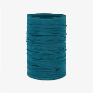 Buff multifunctional headwear bandana Merino Lightweight Solid Teal — merino wool, seamless, stretch, unisex