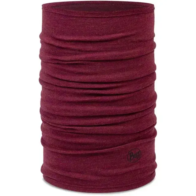 Buff Merino Midweight Melange Bandana Tibetan Red Photo 2