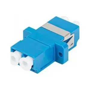 Fiber Adapter LANBERG FA-LCUP-SD01-0001-BU singlemode LC/UPC duplex adapter, blue