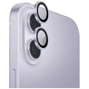 Защитное стекло для камеры Uniq Optix Aluminium для iPhone 17 с аппликатором — лаванда