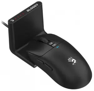 Проводная игровая мышь A4Tech Bloody R72 PRO DUO — чёрная, RGB-подсветка, регулируемый DPI