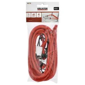 Bagāžas gumija Ø 8 mm, 100 cm, komplekts 4 gab. — KREATOR KRTH40902