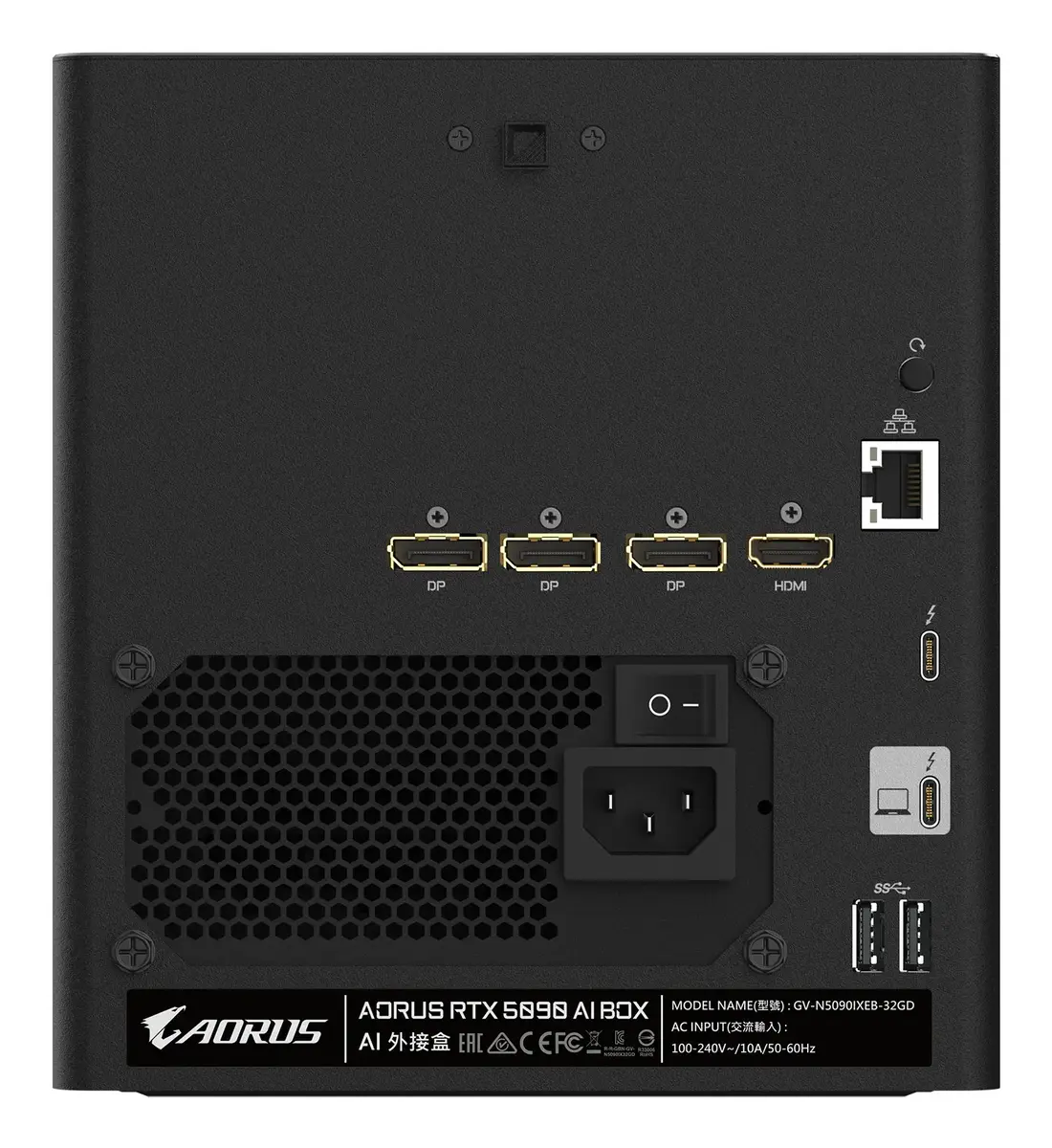 Videokarte GIGABYTE AORUS RTX 5090 AI BOX Photo 7