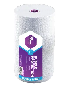 Bubble wrap roll van lauwer™ BW 121008 1.20 m x 100 m transparent