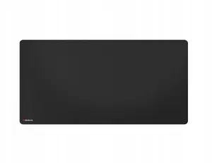 Genesis Carbon 500 Ultra Logo Gaming Mouse Pad Black Fabric and Rubber Monochromatic Surface