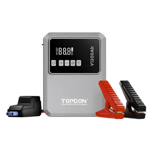 Пусковое устройство Viking TOPDON JumpSurge V1200air — портативный 10000mAh 1200A для автомобиля с компрессором