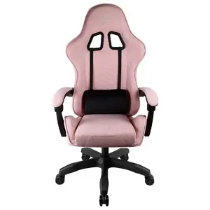 Игровое кресло SUBSONIC SA5685-1 — розовое, эргономичный дизайн, регулировка высоты