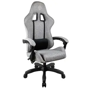 Кресло игровое SUBSONIC SA5685-2 — серое, эргономичный дизайн, регулировка высоты