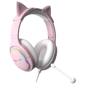 Austiņas Subsonic Spectra LED Gaming Headset Sweety Pink