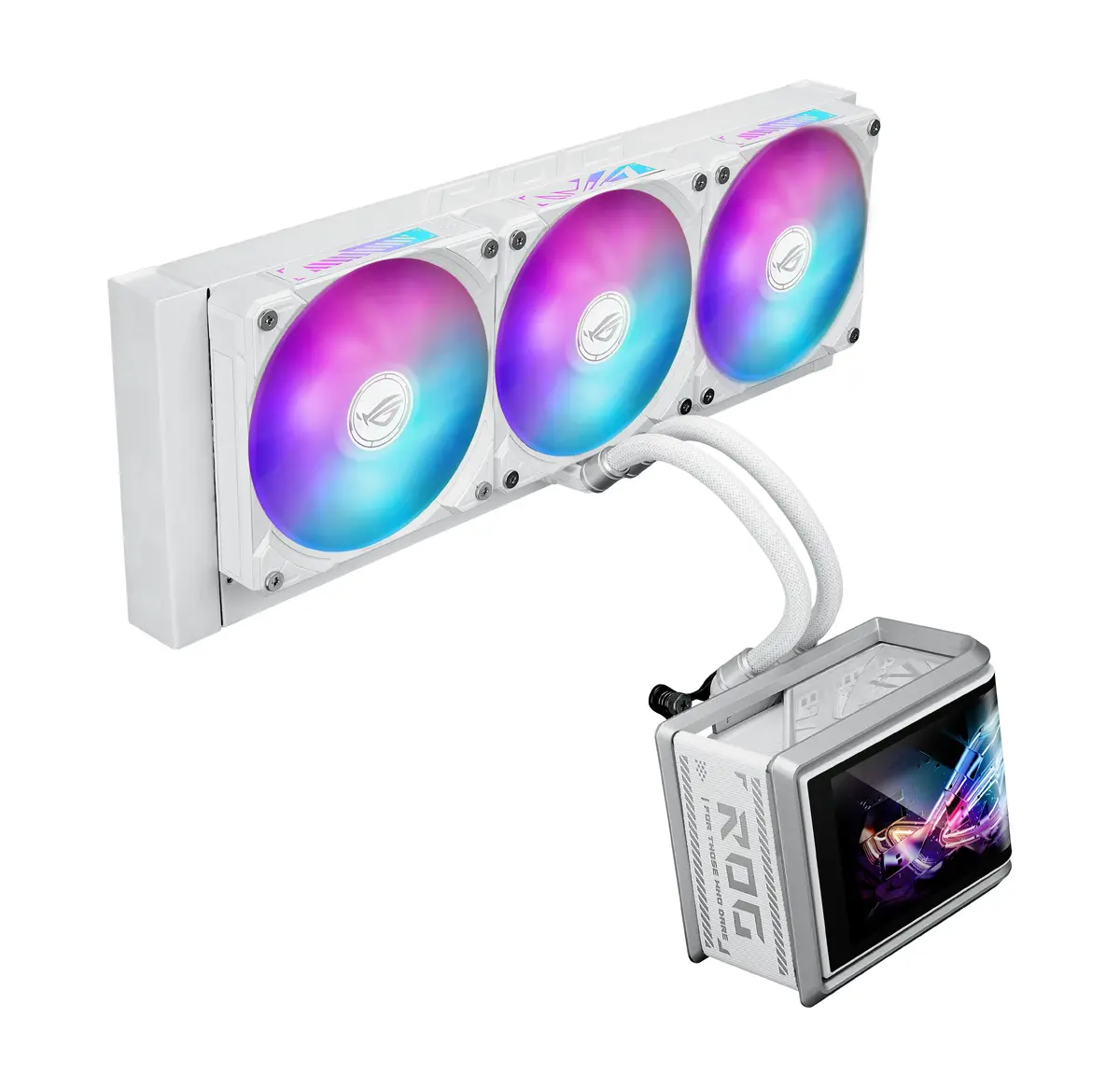 ASUS ROG Ryuo IV SLC 360 ARGB White Edition liquid cooler Photo 6