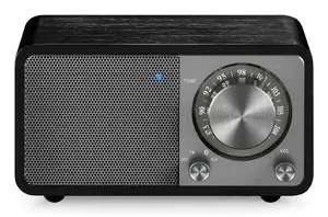 Sangean WR-7 PLUS Personal Analog FM Radio Dark Oak with Bluetooth 6 W RMS