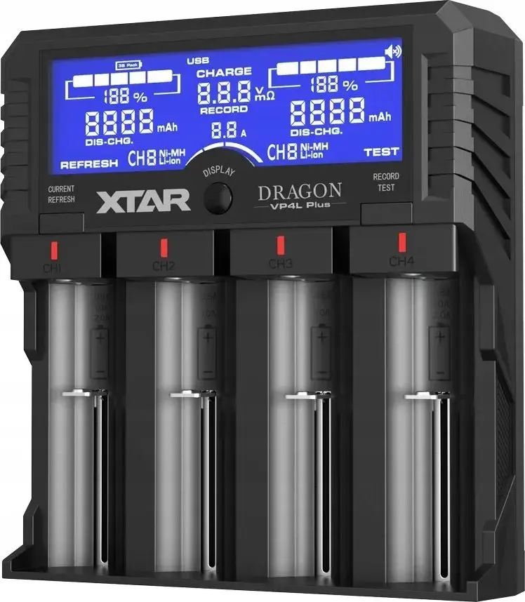 XTAR VP4L Plus 4-Slot Battery Charger Photo 1