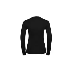 Women's long-sleeve turtleneck base layer Odlo BL TOP Active Warm Eco, Size S, Black, Polyester