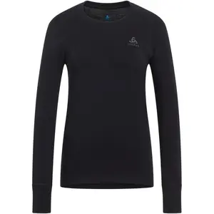 Odlo BL TOP crew neck l/s MERINO 260 Women's Long Sleeve Thermal Shirt Size S Black