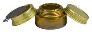 Спиртовая горелка Trangia 602500, латунь, 110 г, Ø75 мм, 1 зона, высота 42 мм