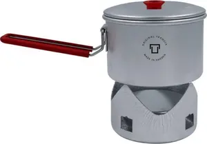 Alcohol camping stove Trangia 100530 — micro light, 0.5 L pot, 1500 W, 112×83 mm folded, 188 g