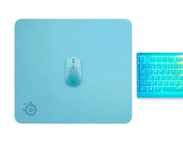 Peles paliktnis Steelseries QcK Large Aqua Photo 3