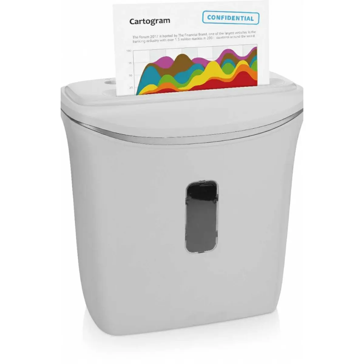 Peach PS600-06 Micro Cut Shredder White Photo 3