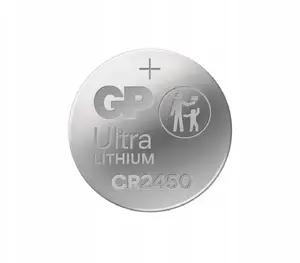 Battery GP CR2450 3.0V lithium coin cell, model GPCR2450ULT417C4, pack of 4