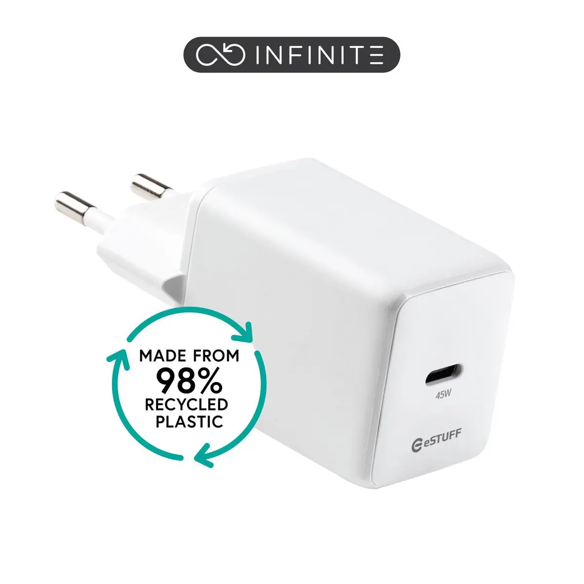 ESTUFF INFINITE ES637046 Ištelpu maiņstrāvas viedtālruņa