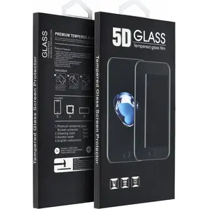 Закалённое стекло для Xiaomi Redmi Note 14 Pro 5G — 5D Full Glue, чёрное