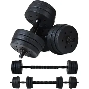 Dumbbells Funfit 2x10 kg set — adjustable free-weight pair, 20 kg total