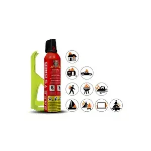 Ugunsdzēšanas aerosols Safe Hasicí 750 RED ar turētāju 75F — 750 ml